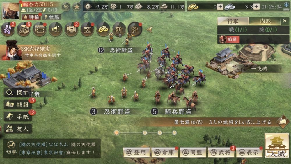 新信長の野望の討伐